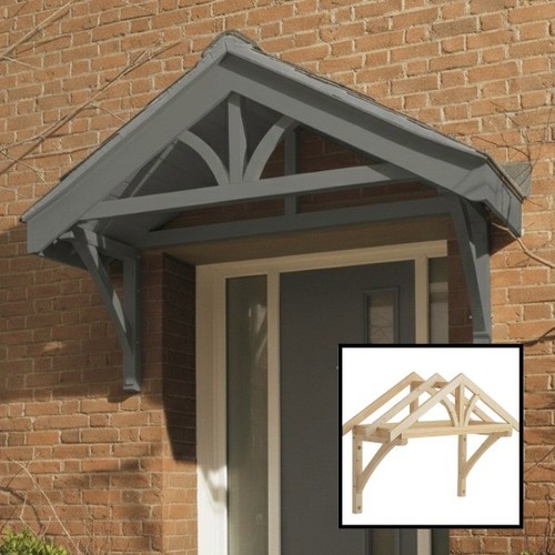 Wooden porch canopy kit 1200mm - kit,