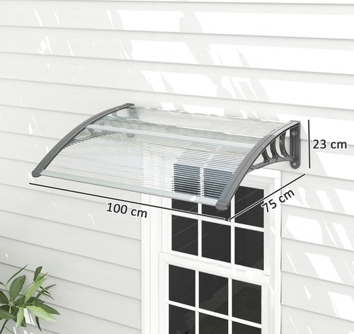 Outsunny door canopy awning - canopy,