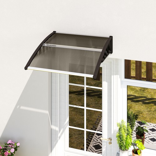 Outsunny door canopy outdoor - outsunny,