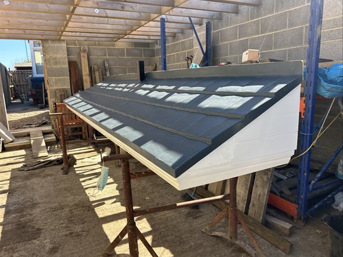 Fibreglass roof canopy 153 - canopy, 153”