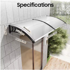 Door Canopy Awning Shelter